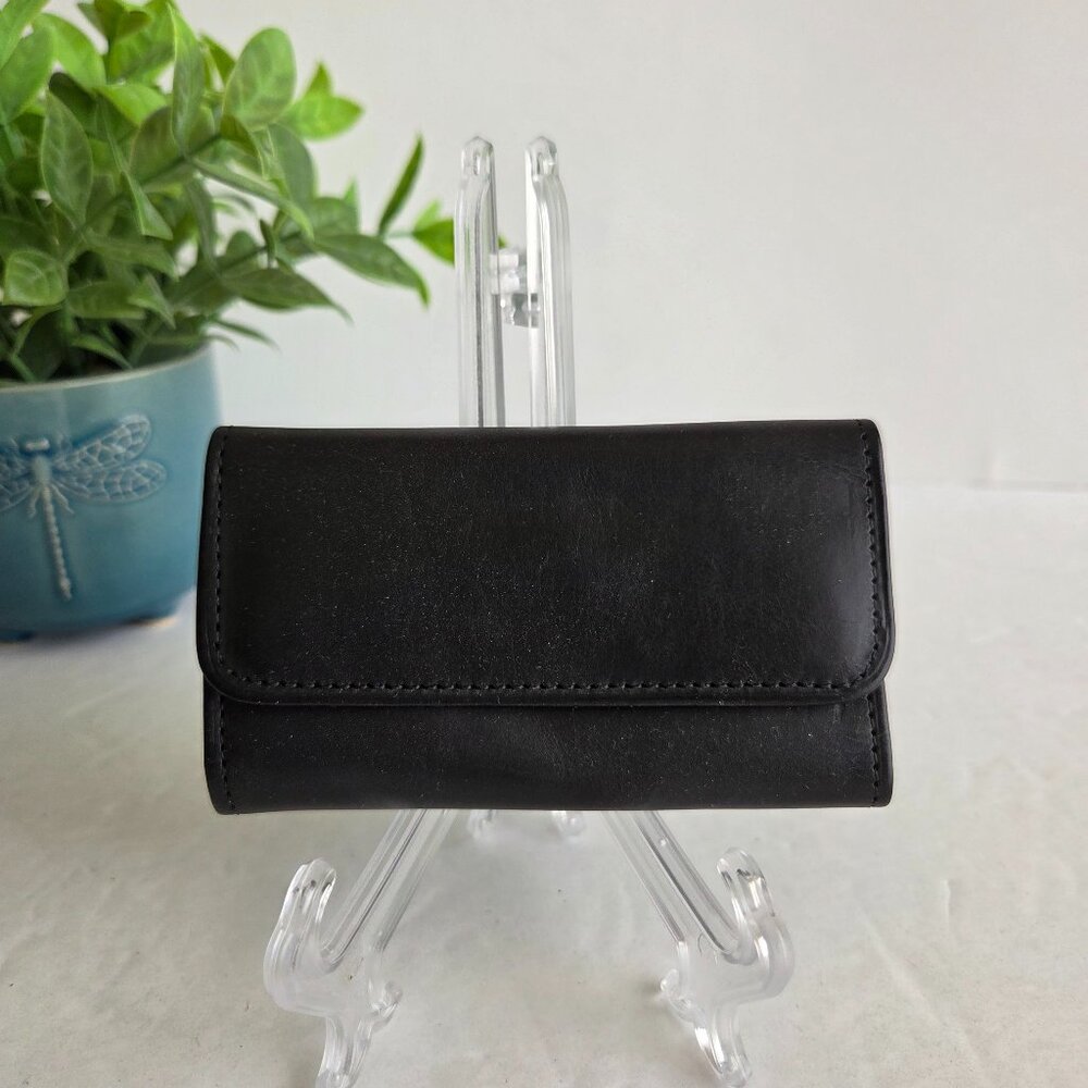 EUC and HTF Vintage Coach Trifold Key Case (#4807) in Black